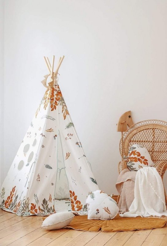 Tipi en mattenset "Forest Friends"