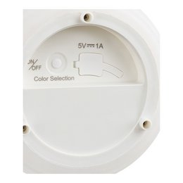 Derry LED-lamp, oplaadbaar, wit, ø13 cm