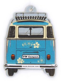 Volkswagen VW T1 Bus Air Freshener - Front/Turquoise/Pina Colada