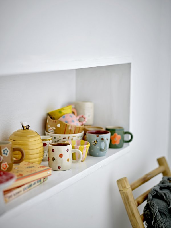 Addy Cup, Green, Stoneware