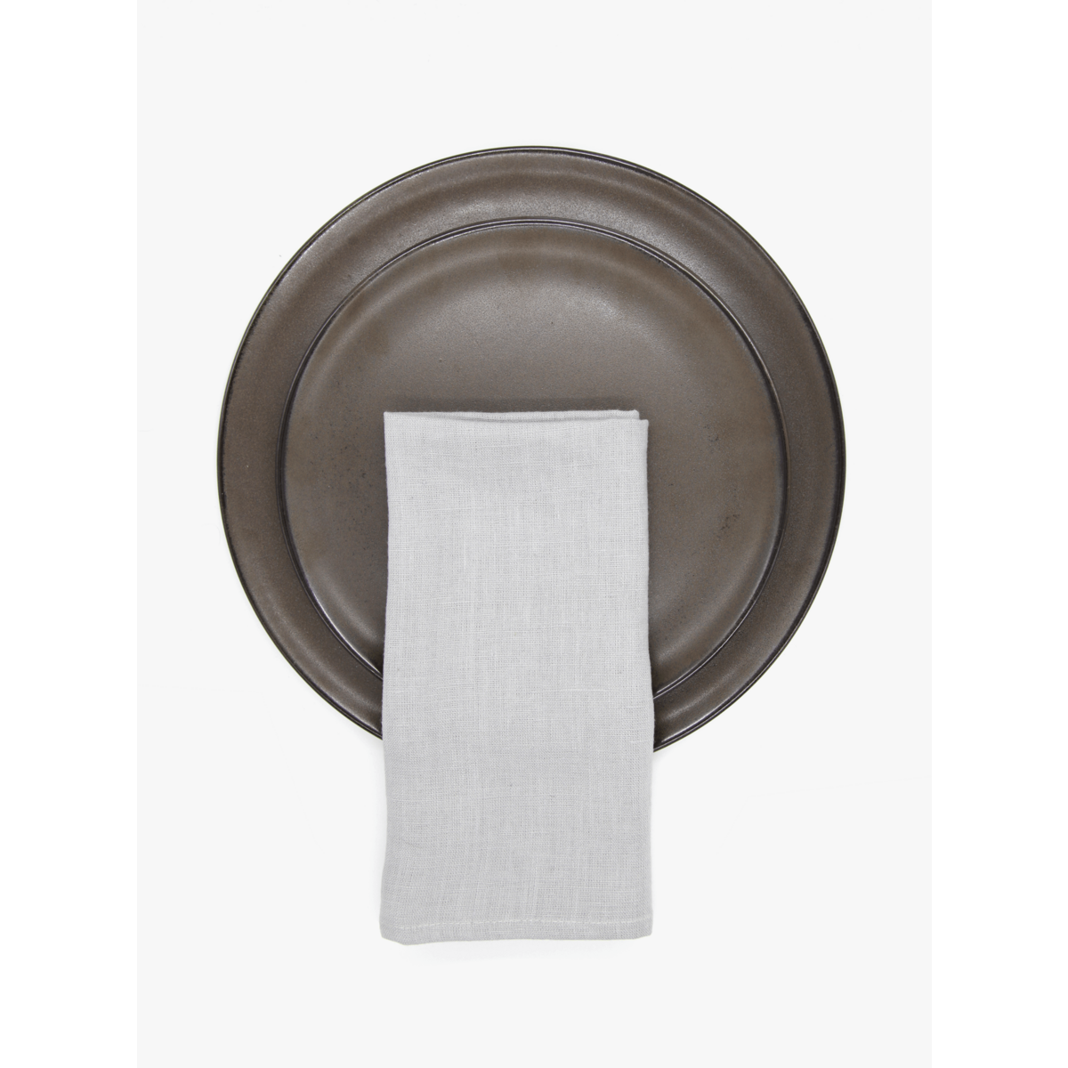 Servetten IJsgrijs (set van 2) / 100% linnen
