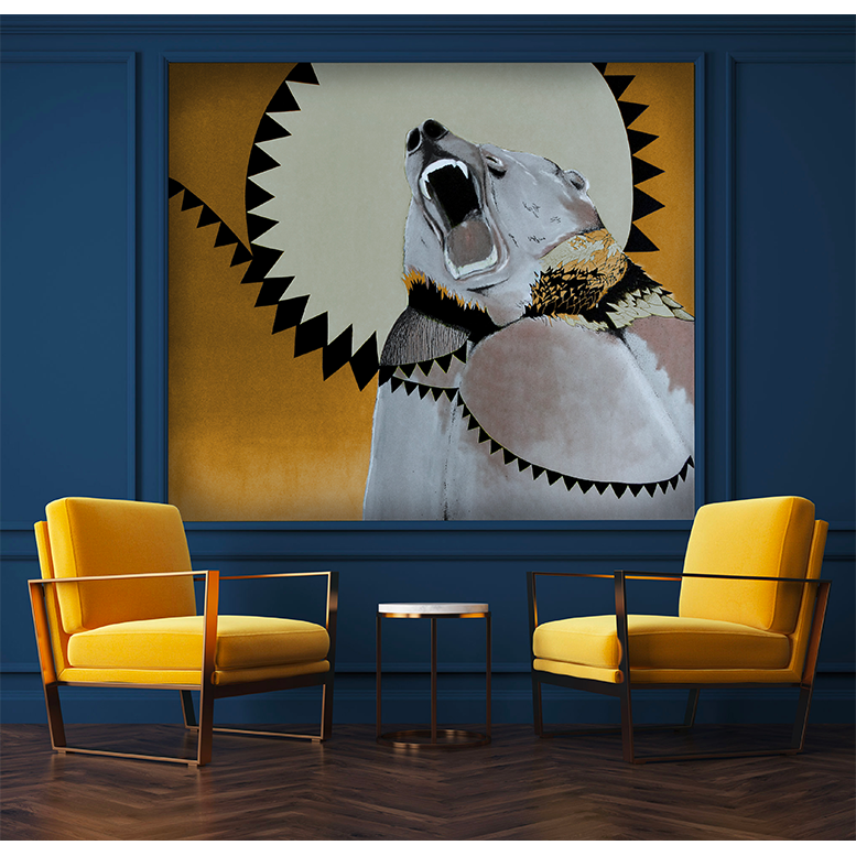 L'Ours Bacchus Wallpaper