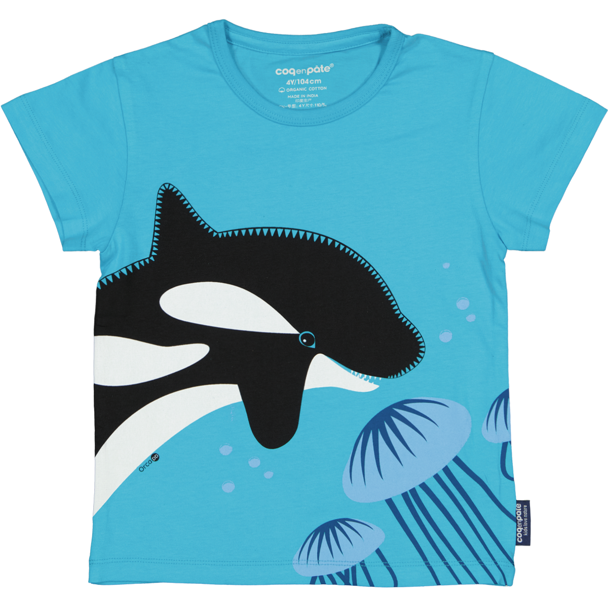 T-shirt enfant manches courtes Bio Orque