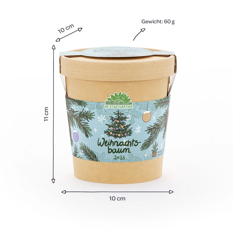 Weihnachtsbaum aus dem Becher