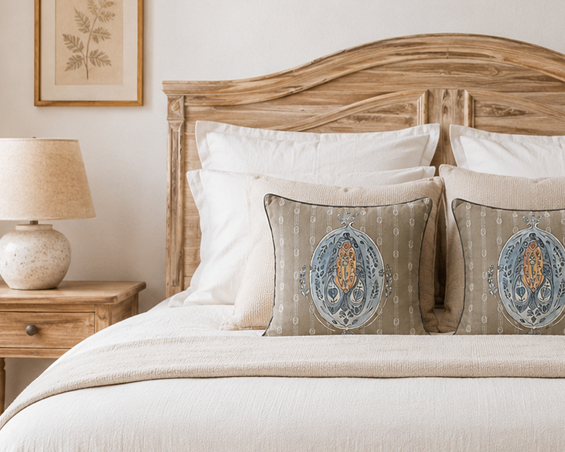 Cushion cover - 45x45 cm - SUZANNE - Beige