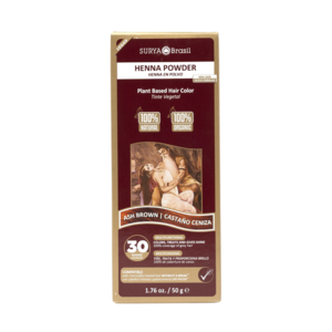 Surya Brasil Henna Haarverf Powder Ash Brown 50g