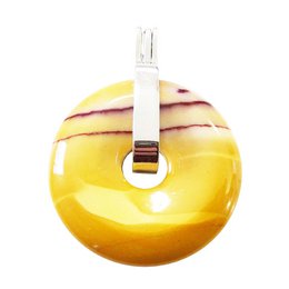 Mookaite Pendant - Chinese PI or Donut 30mm