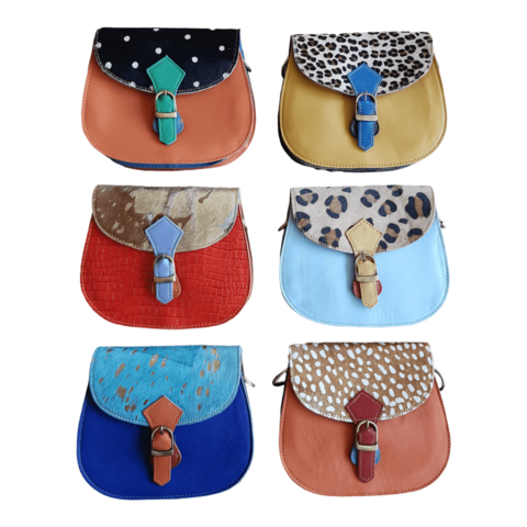 Ledertasche mit Tiermotiv Jay