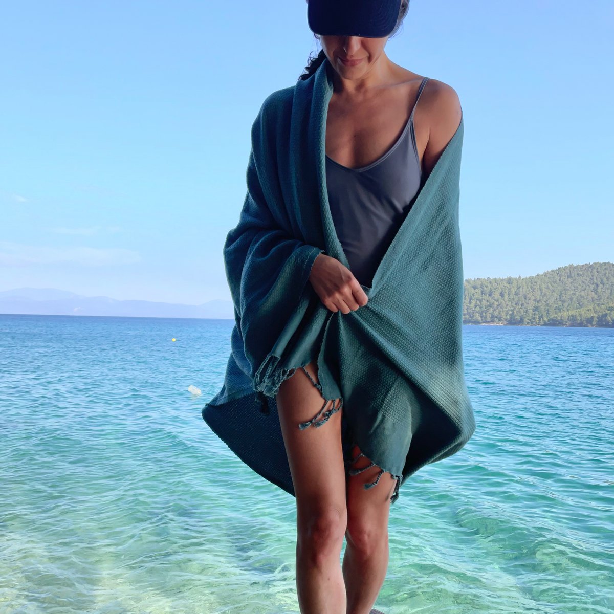 PETRO Stonewashed Turkish Towel - thick and soft for your self-care routine