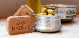 Nablus Soap Organic Olive Oil Soap Natural Olive Oil, 100g