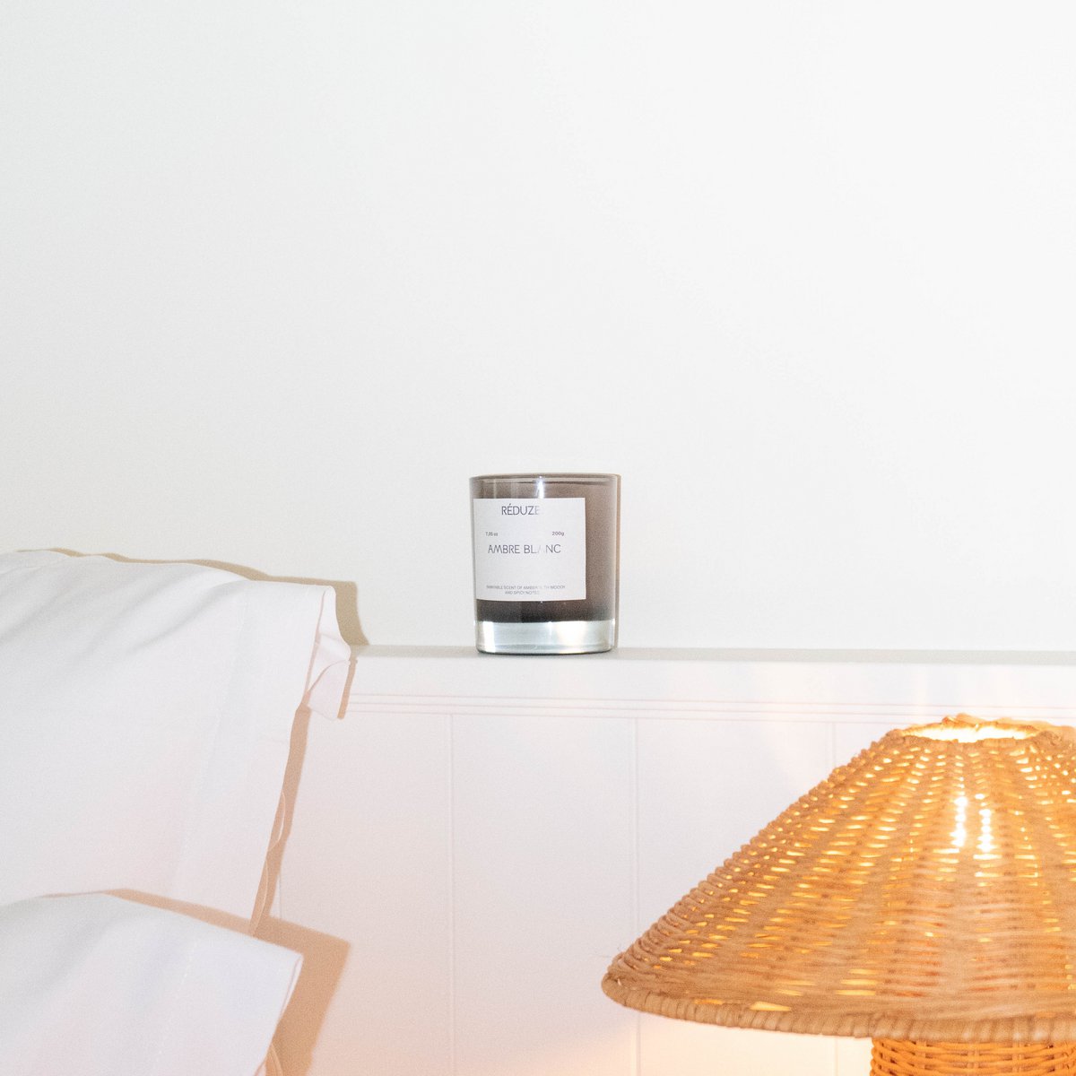 Ambre Blanc - Bougie classique