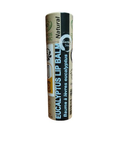 Organischer Eukalyptus Lippenbalsam - 1 Stück - 100% Papierverpackung