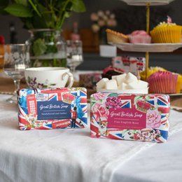 ENGLISH SOAP C° 190g zeep - Great British Soap - Rose