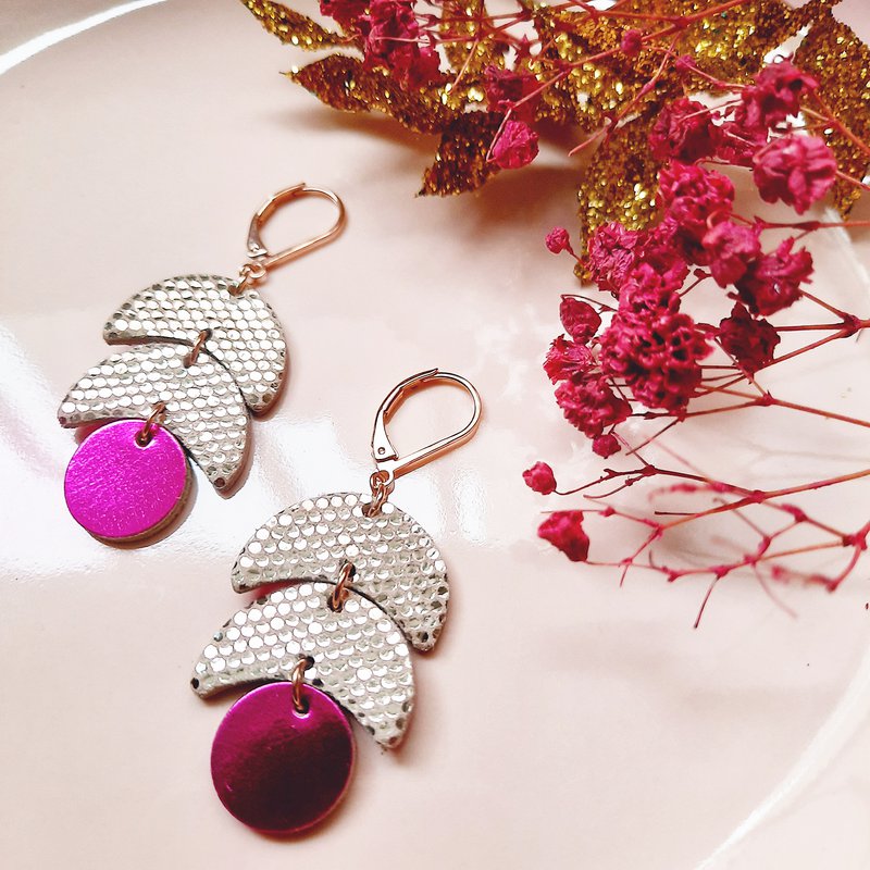 CALDER Orecchini Fucsia Chiaro