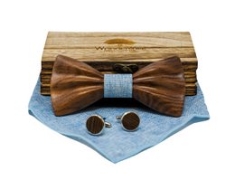 Mosca in legno "Cuore" Scuro