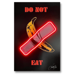 Spis ikke denne banan v.2 | LED vægkunst