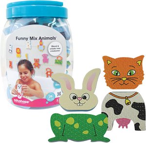 Edushape Bathspielzeug lustige Mischtiere
