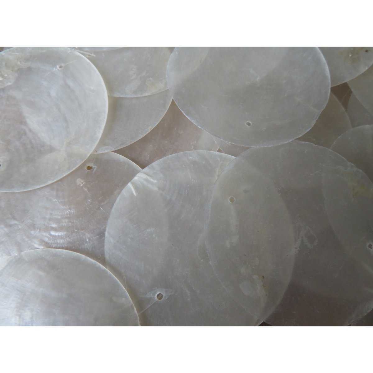 Capiz shell pendant Medium