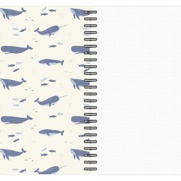 Notesblok Ocean mønster A5