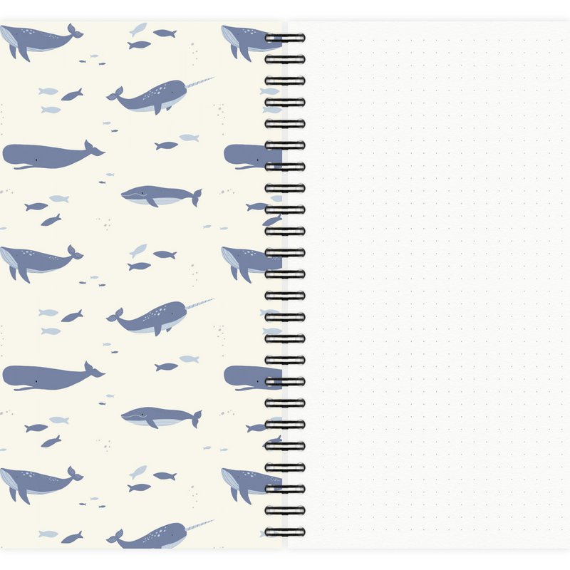 Notesblok Ocean mønster A5
