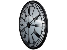 Wall clock NeXtime Cleopatra Mirror 56 cm black