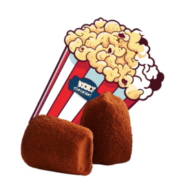 Popcorn Chocolate Truffles - Bulk