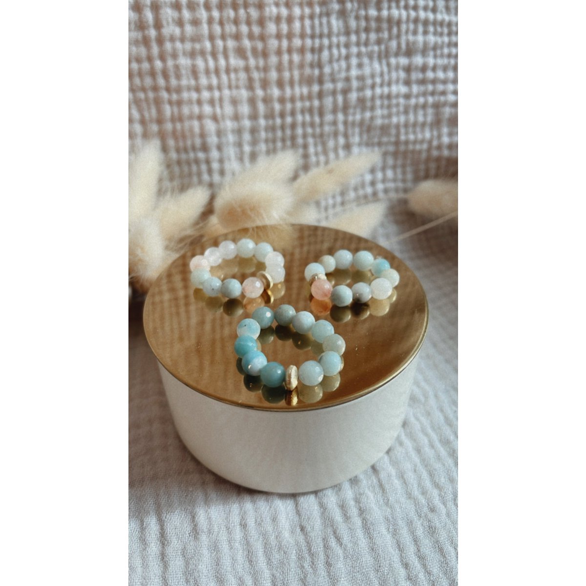 Anillos de caramelo pastel 925