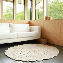 Children's bedroom carpet hook alma ecru l