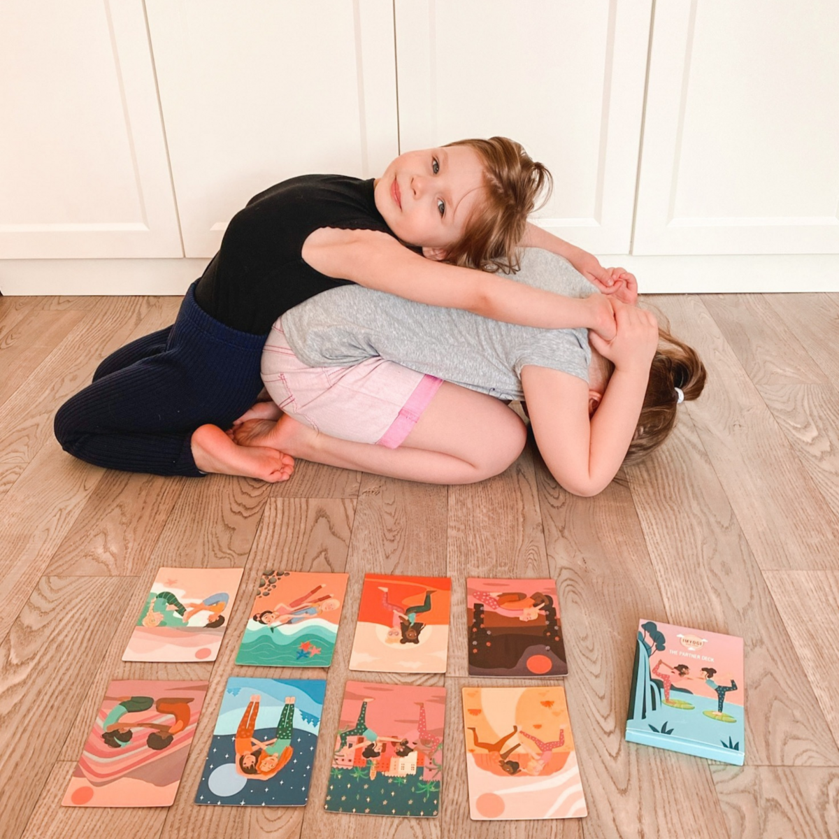Partner-Yoga-Karten für Kinder – Weihnachtsgeschenk