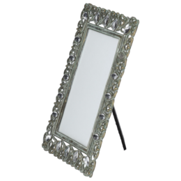 Decorative metal photo frame drops 20x15 cm