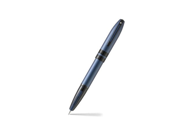 Vulpen SHEAFFER Icon E9110 F Mattblau lackierte schwarze Besätze