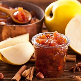 YIAM Greek Traditional Handmade Spoon Quinces with Almonds, 450g