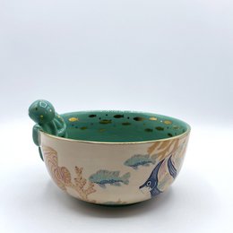 Coral Octopus Bowl