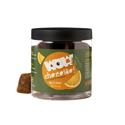 Candied Orange Peel Chocolate Truffles Gift Jar 130g | Citrus Chocolate