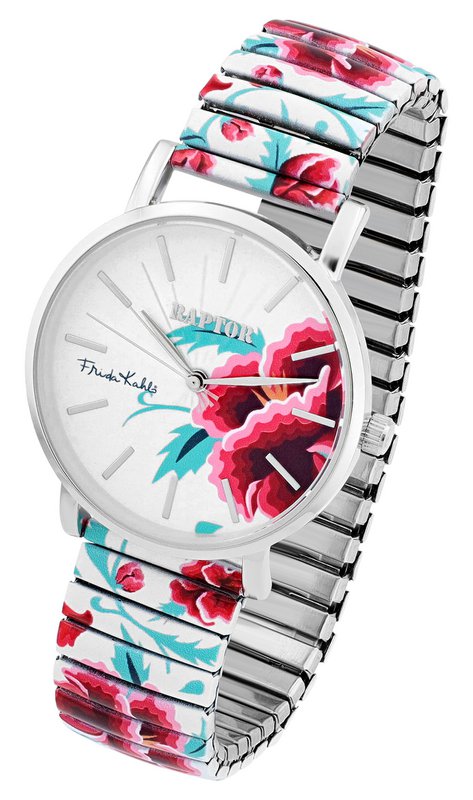 Damski zegarek na rękę Raptor „Frida Kahlo Edition” ze sznurkiem