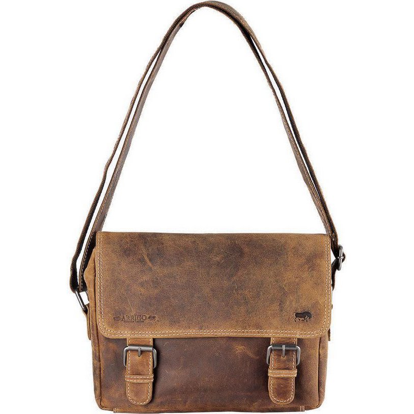 Leder -Männer -Umhängetasche Cognac - Damen Umhängetasche hellbraunes Leder