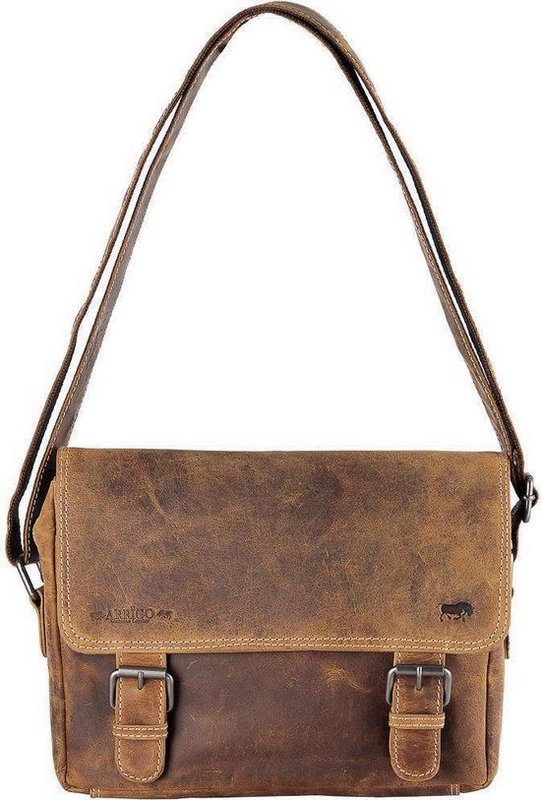 Leder -Männer -Umhängetasche Cognac - Damen Umhängetasche hellbraunes Leder
