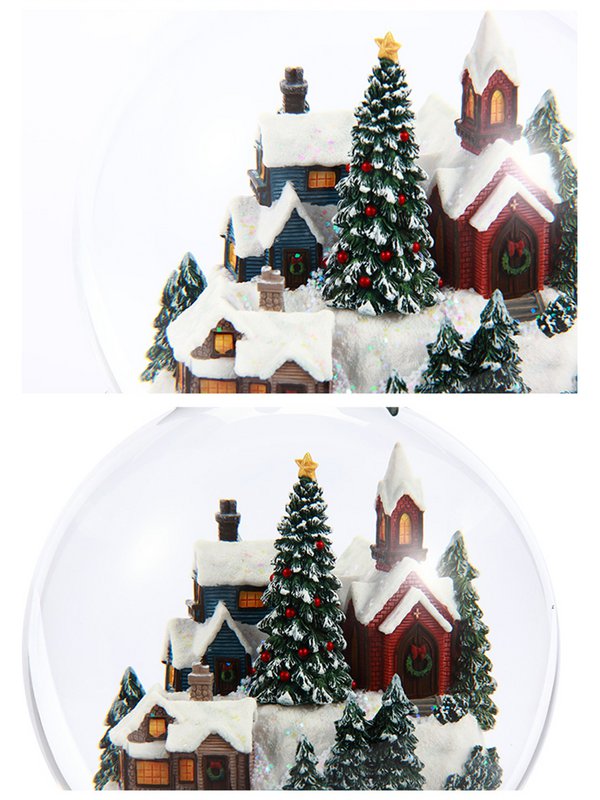Magnifica palla di neve musicale “Christmas Story”, con illuminazioni, Tempesta di neve automatica