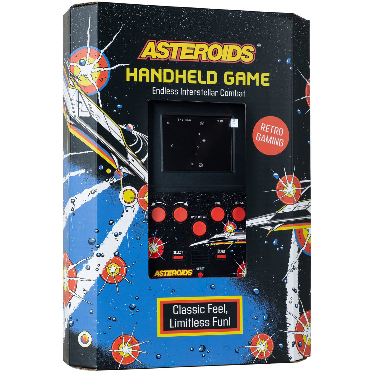 Asteroids - retro gaming handheld