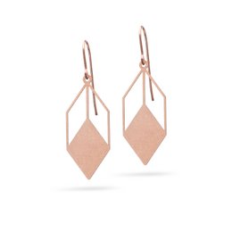 Oorbellen "Slinger Eenvoudig" | Bronzen