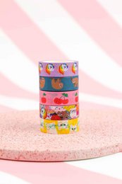 Washi tape Kat med briller