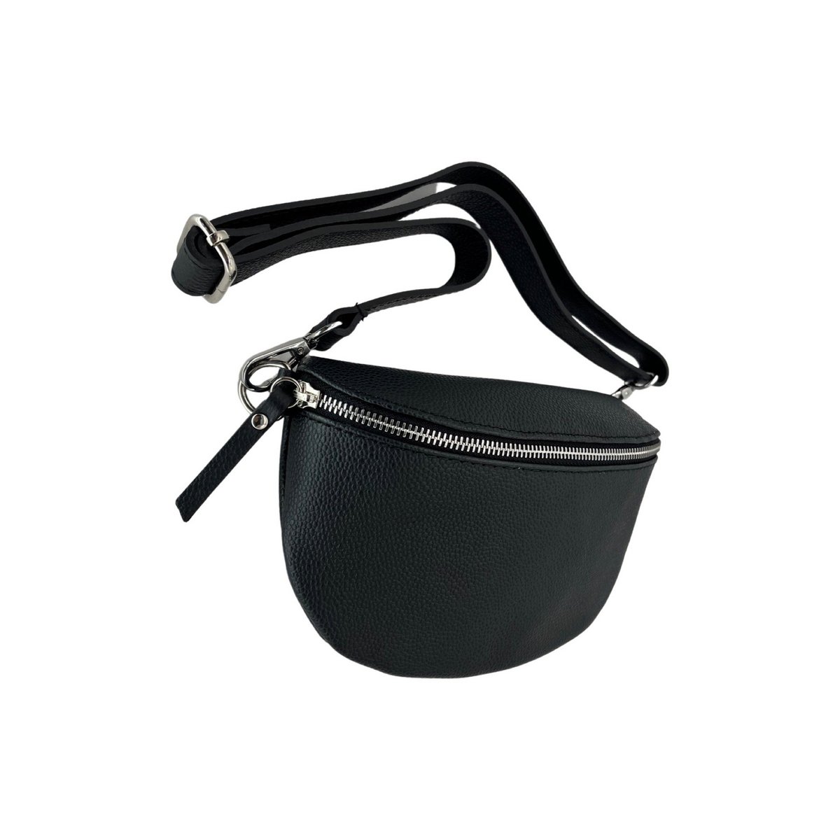 LINA HEUPTAS VAN GENERF LEER 25CM ZWART