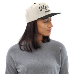 Self Love Addicted Snapback Hat med broderi
