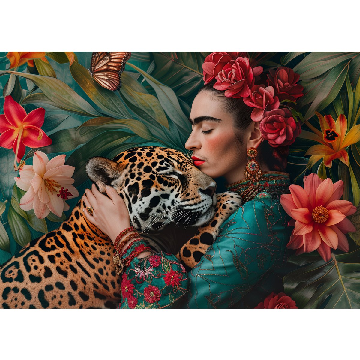 Frida Kahlo: Panther | Card Fripperies