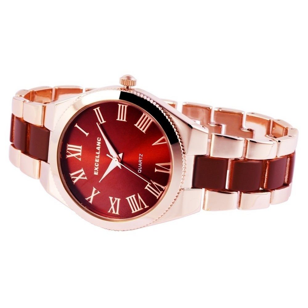 Reloj de mujer Excellanc con brazalete de metal.