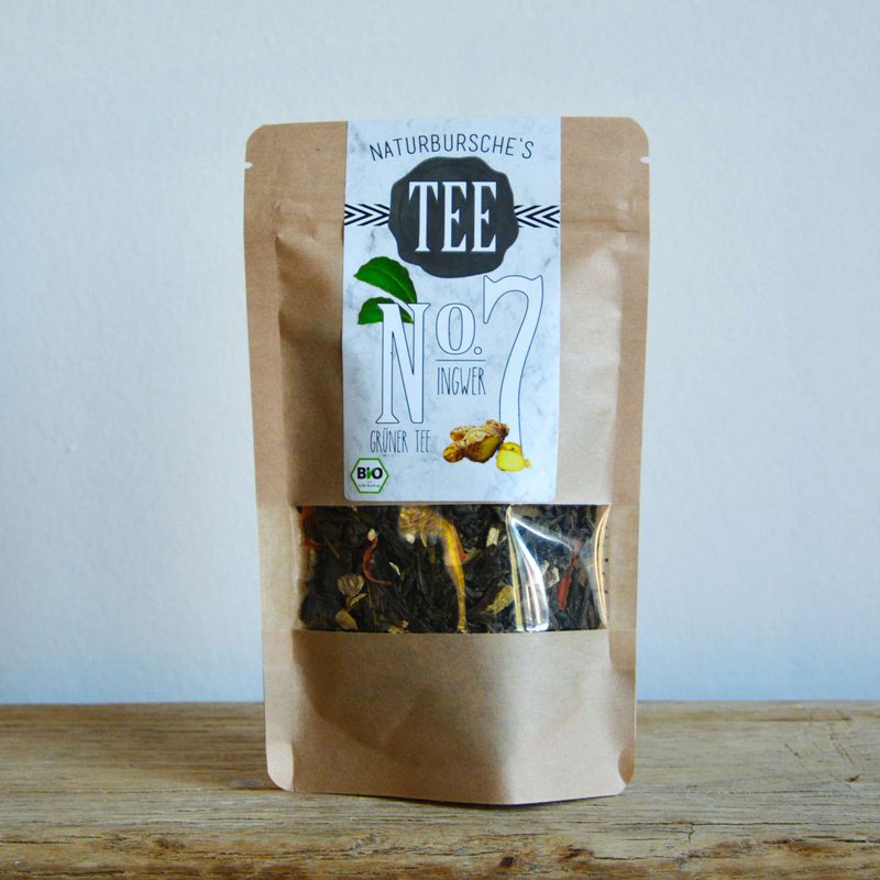 Naturbursche Biotee No. 7 - Green tea with ginger