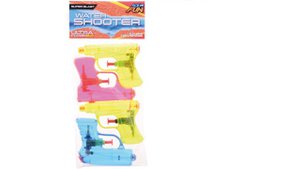 John Toy Wasserpistole 4er-Pack ± 11 cm