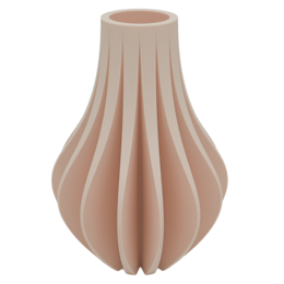 Wazon Aventa 3D - Wazon wydrukowany w 3D - Zrównoważony PLA - Nadaje się do sztucznych kwiatów