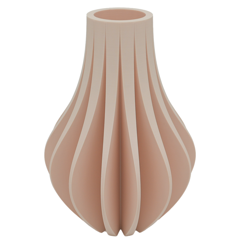 Wazon Aventa 3D - Wazon wydrukowany w 3D - Zrównoważony PLA - Nadaje się do sztucznych kwiatów