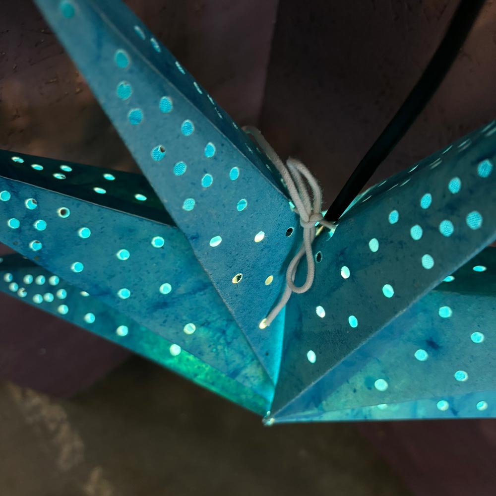 Paper star Zen mini turquoise
